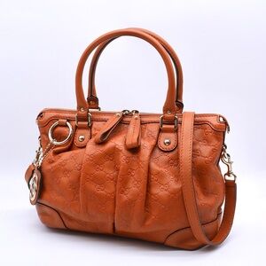 🍓GUCCI Guccissima All Leather Shoulder Bag